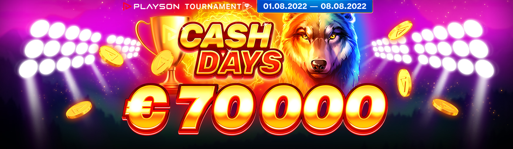Playson Cashdays – Premii de 70.000 EUR pe NetBet