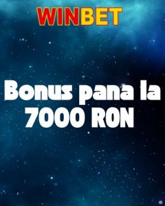 Winbet - Bonus pana la 7000 RON