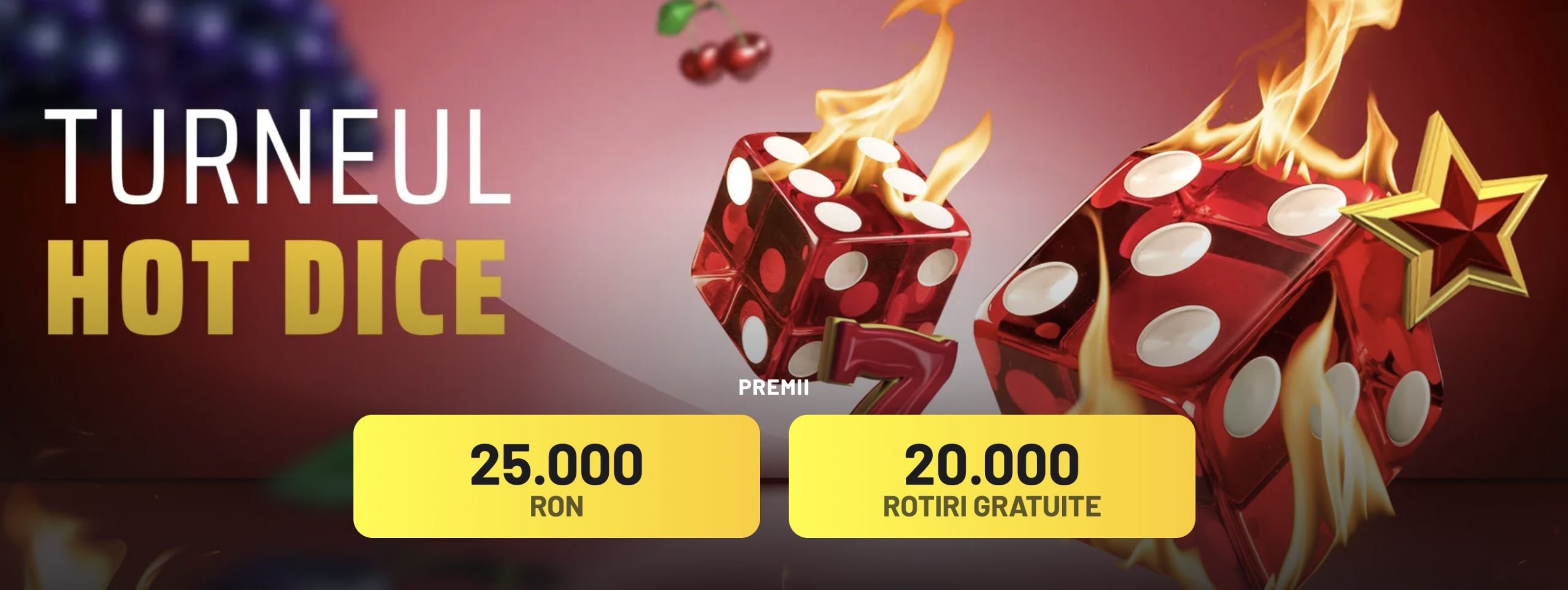 Maxbet – 25.000 RON  si 20.000 de Rotiri Gratuite la Hot Dice