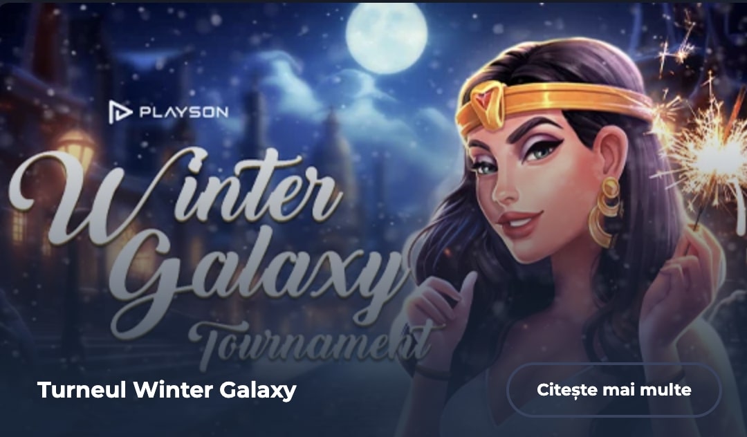 SlotV – Winter Galaxy Tournament cu pot de 25.000 Lei
