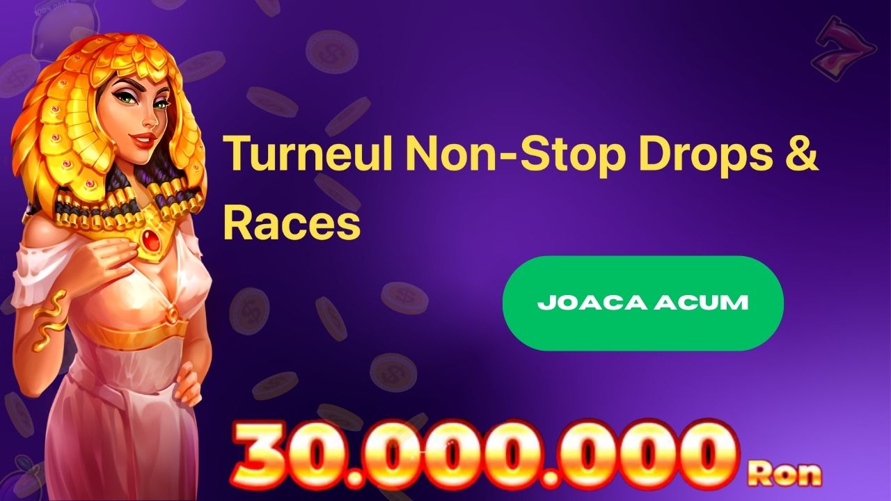 Non-Stop Drops & Races la Winbet: Premii de 30.000.000 RON!